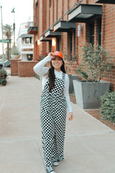 Payson Checkered Overalls