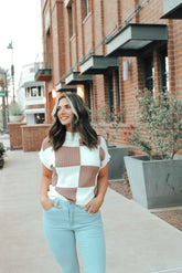 Lola Checkered Knit