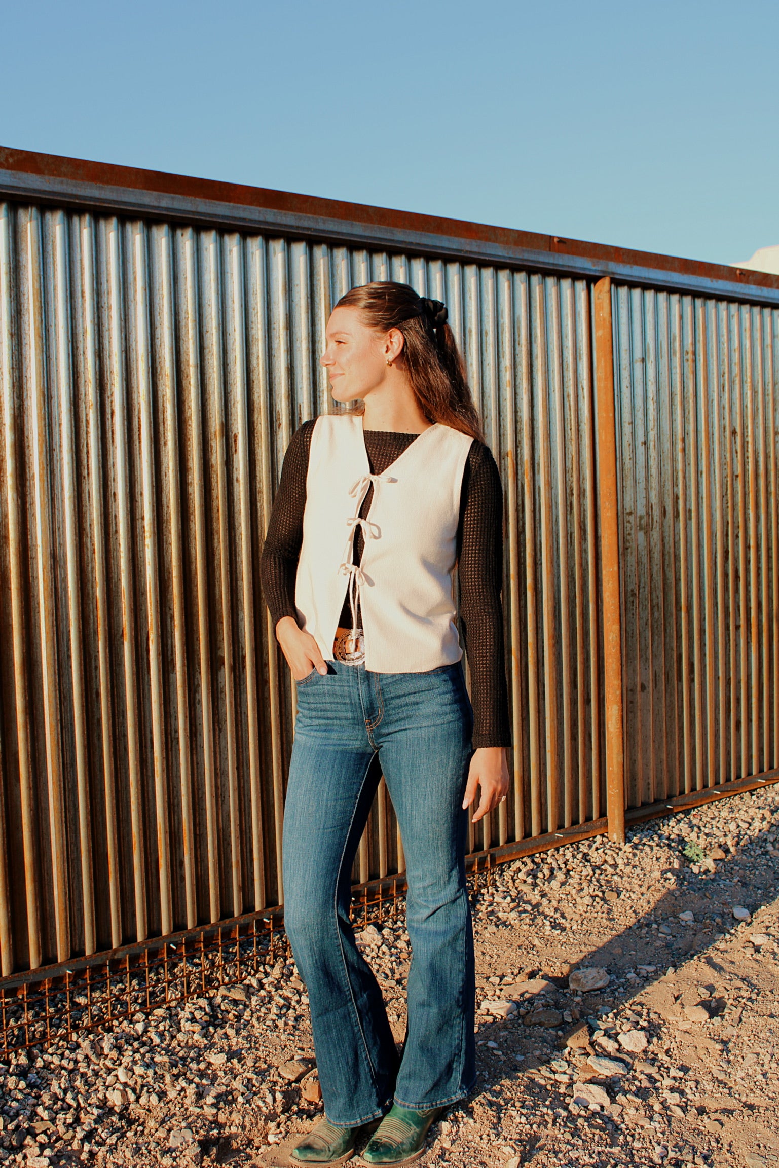 Honey Tied Sweater Vest