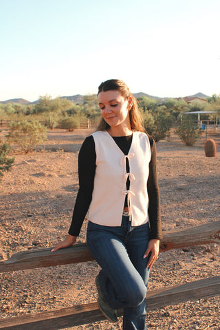 Honey Tied Sweater Vest